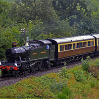 Buy canvas prints of Severn Valley Railway GWR 51XX Class by William Kempster