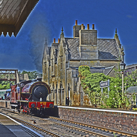Buy canvas prints of Wansford Station Nene Valley Railway by William Kempster