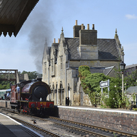 Buy canvas prints of Wansford Station Nene Valley Railway by William Kempster