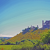 Buy canvas prints of Corfe Castle by William Kempster