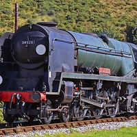 Buy canvas prints of Bulleid Light Pacific West Country 