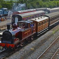 Buy canvas prints of Met 1 at Buckinghamshire Railway Centre by William Kempster