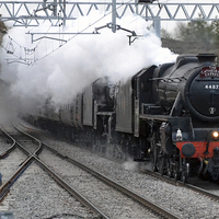 Buy canvas prints of The Cathedrals Express Double Headed Black 5s by William Kempster