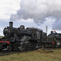 Buy canvas prints of Great Central Railway Winter Gala by William Kempster