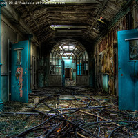 Buy canvas prints of :Electric Corridor: by bullymeister 