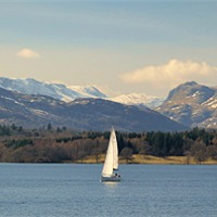 Buy canvas prints of Winter Windermere by Andy Freeman