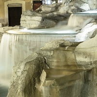 Buy canvas prints of Trevi Fountain by Night by Laura Witherden