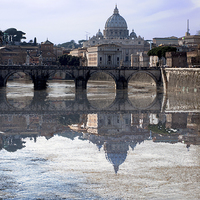 Buy canvas prints of Rome Reflected by Laura Witherden