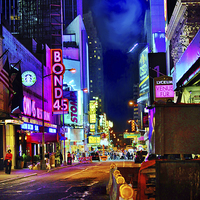 Buy canvas prints of  NYC backstreet by Laura Witherden