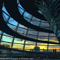 Buy canvas prints of Sunset at The Reichstag by Abdul Kadir Audah