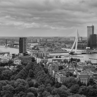 Buy canvas prints of Rotterdam Skyline by Abdul Kadir Audah