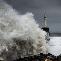 Buy canvas prints of Stormy Seas by Malcolm Smith