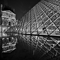 Buy canvas prints of Musée du Louvre by Malcolm Smith