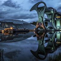 Buy canvas prints of The wheel at dusk by Malcolm Smith