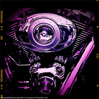 Buy canvas prints of Softail engine 1 by stewart oakes
