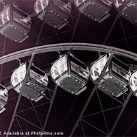 Buy canvas prints of Manchester Wheel 1 by stewart oakes