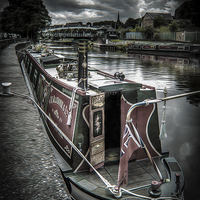 Buy canvas prints of Northwich in oils by stewart oakes