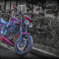 Buy canvas prints of Streetfighter motorbike Art 1 by stewart oakes