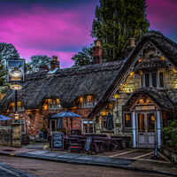 Buy canvas prints of The Crab Pub Isle of Wight by stewart oakes