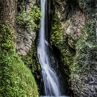 Buy canvas prints of Dyserth Waterfall 2 by stewart oakes