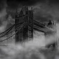Buy canvas prints of Tower Bridge 1894 London by stewart oakes