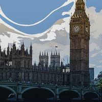 Buy canvas prints of GTA London Baby! by stewart oakes
