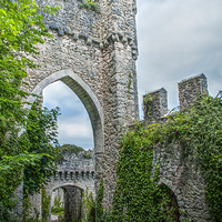 Buy canvas prints of Gwrych Castle Collection 1 by stewart oakes