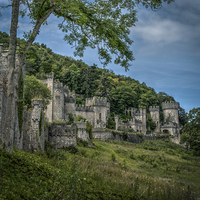 Buy canvas prints of Gwrych Castle Collection 9 by stewart oakes