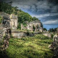 Buy canvas prints of Gwrych Castle Collection 14 by stewart oakes