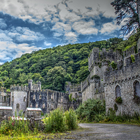 Buy canvas prints of Gwrych Castle Collection 22 by stewart oakes