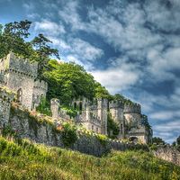 Buy canvas prints of Gwrych Castle Collection 36 by stewart oakes