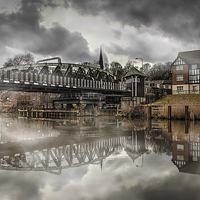 Buy canvas prints of  Cheshire Life - Sunny Northwich  by stewart oakes