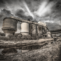 Buy canvas prints of chemicals plant by stewart oakes