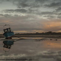 Buy canvas prints of MEOLS REFLECTION OF THE FADING SUN by Shaun Dickinson