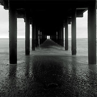 Buy canvas prints of Under Southwold Pier by Howie Marsh