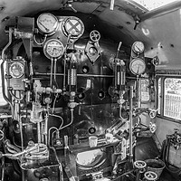 Buy canvas prints of Train Driver by Howie Marsh