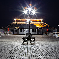 Buy canvas prints of The Pier at Night by Howie Marsh