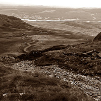Buy canvas prints of Walna Scar Road by Andrew Rotherham