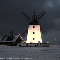 Buy canvas prints of Beautiful Windmill at Dawn by Andrew Rotherham