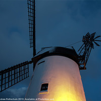 Buy canvas prints of Lytham Windmill by Andrew Rotherham