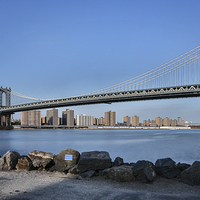 Buy canvas prints of Manhattan Bridge by Martin Patten