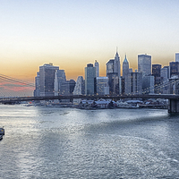 Buy canvas prints of Brooklyn Bridge by Martin Patten