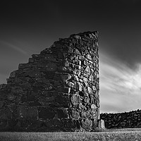 Buy canvas prints of Nendrum Round Tower Remains by Noel Sofley