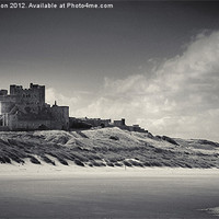 Buy canvas prints of Bamburgh castle 01 by Phillip Shannon