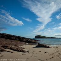 Buy canvas prints of Breathtaking Oldshoremore Beach, Sutherland, Scotl by Louise Bellin