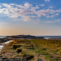 Buy canvas prints of Hilbre Island from Middle Eye Island by Paul Madden