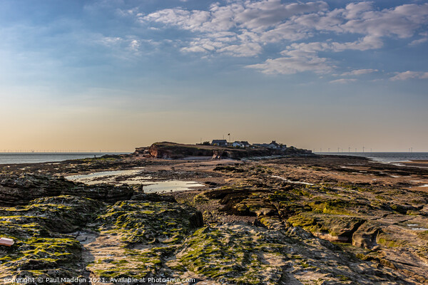Hilbre Island from the Middle Eye Island Picture Board by Paul Madden