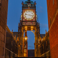 Buy canvas prints of Chester City Walls Clock by Paul Madden