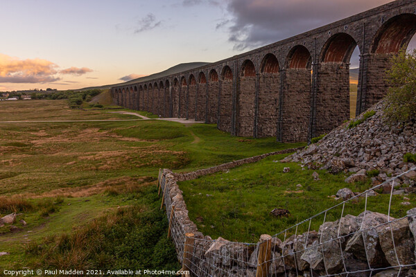 Ribblehead Viaduct - Carnforth Picture Board by Paul Madden
