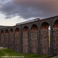 Buy canvas prints of Ribblehead Viaduct and train by Paul Madden